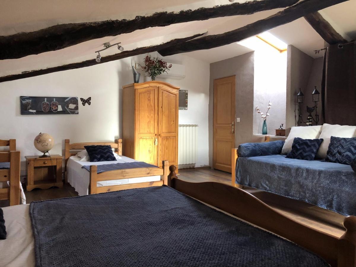 Hotel Ombre Bleue Du Figuier, Ailhon Exteriér fotografie